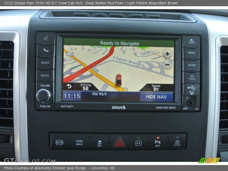 Deep Molten Red Pearl / Light Pebble Beige/Bark Brown 2012 Dodge Ram 2500 HD SLT Crew Cab 4x4