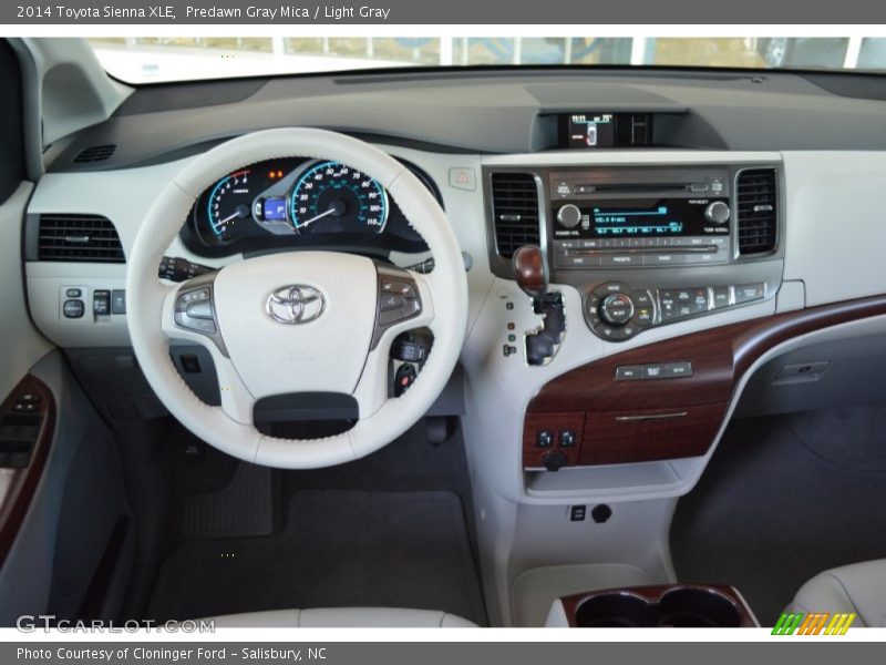 Predawn Gray Mica / Light Gray 2014 Toyota Sienna XLE