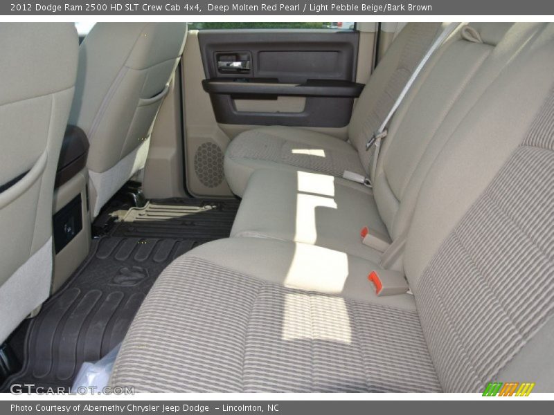 Deep Molten Red Pearl / Light Pebble Beige/Bark Brown 2012 Dodge Ram 2500 HD SLT Crew Cab 4x4