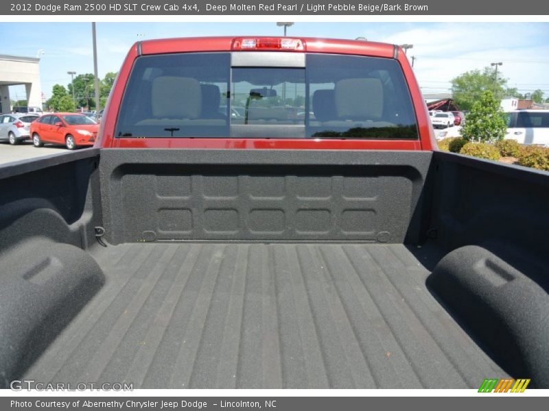 Deep Molten Red Pearl / Light Pebble Beige/Bark Brown 2012 Dodge Ram 2500 HD SLT Crew Cab 4x4