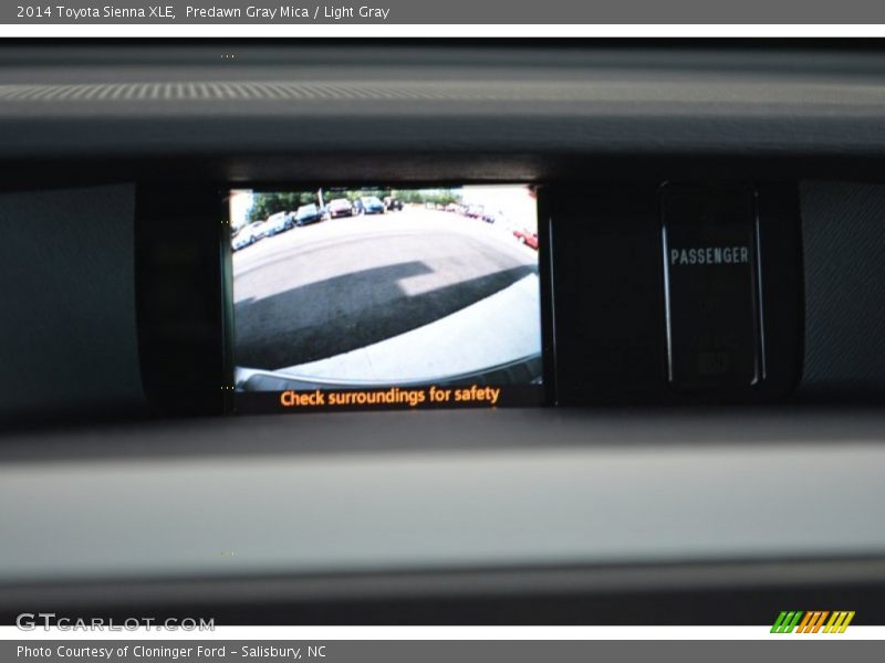 Predawn Gray Mica / Light Gray 2014 Toyota Sienna XLE