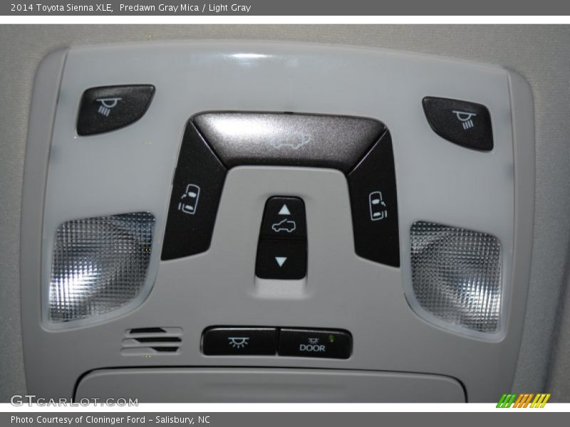 Predawn Gray Mica / Light Gray 2014 Toyota Sienna XLE