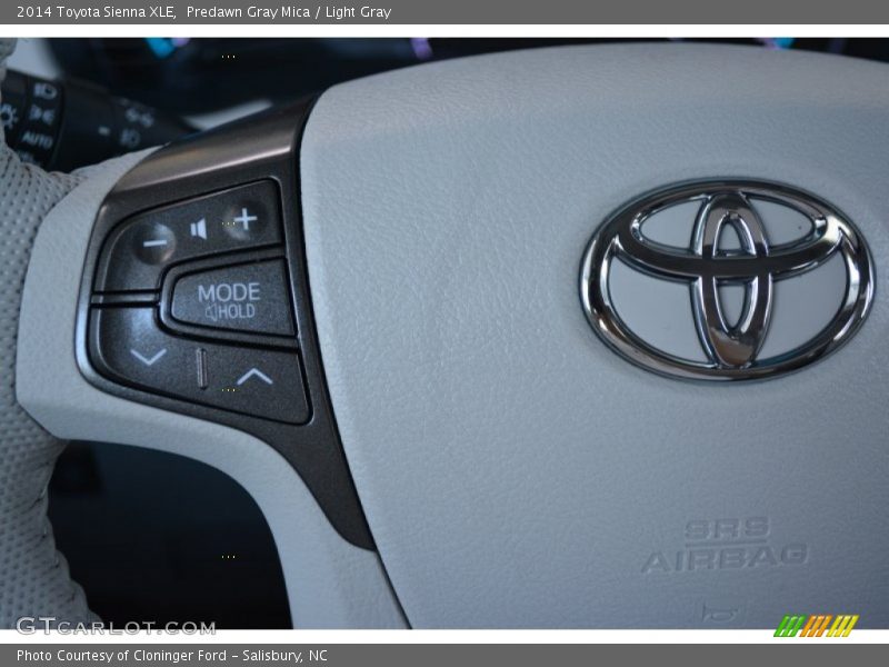 Predawn Gray Mica / Light Gray 2014 Toyota Sienna XLE