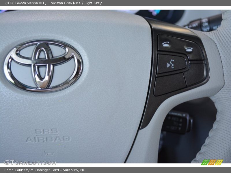 Predawn Gray Mica / Light Gray 2014 Toyota Sienna XLE