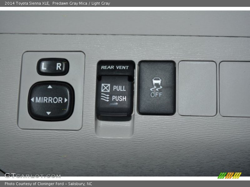 Predawn Gray Mica / Light Gray 2014 Toyota Sienna XLE