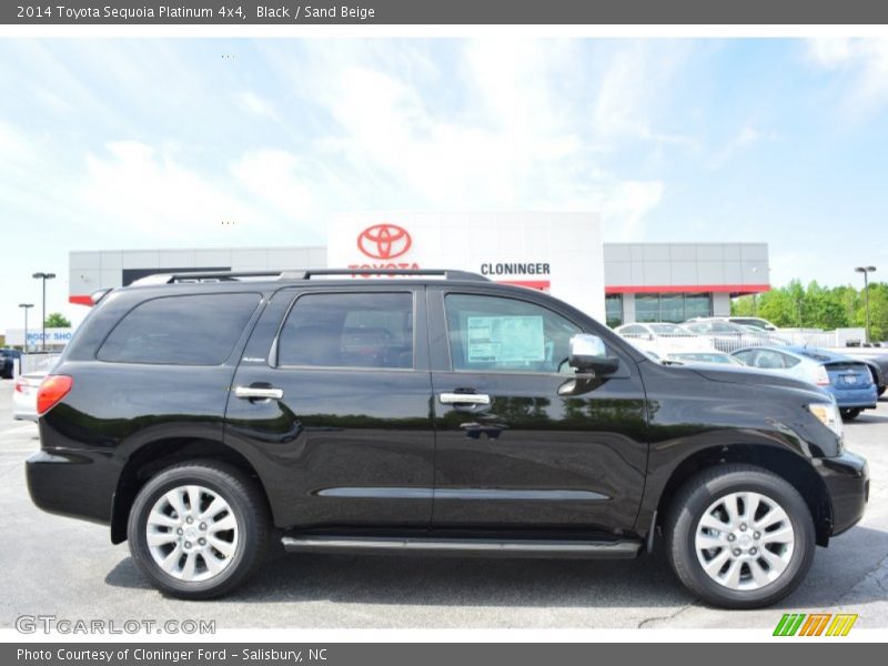 Black / Sand Beige 2014 Toyota Sequoia Platinum 4x4