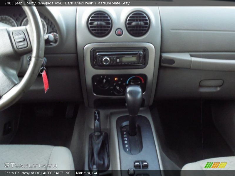 Dark Khaki Pearl / Medium Slate Gray 2005 Jeep Liberty Renegade 4x4