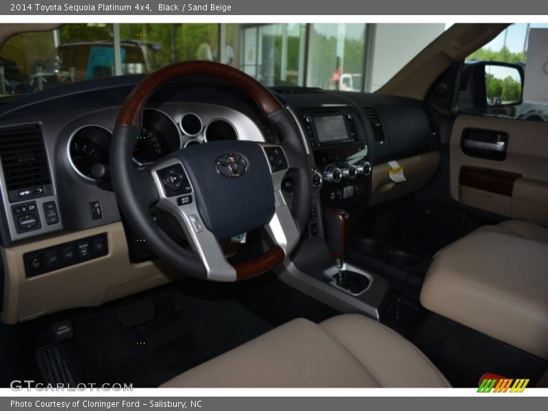 Black / Sand Beige 2014 Toyota Sequoia Platinum 4x4
