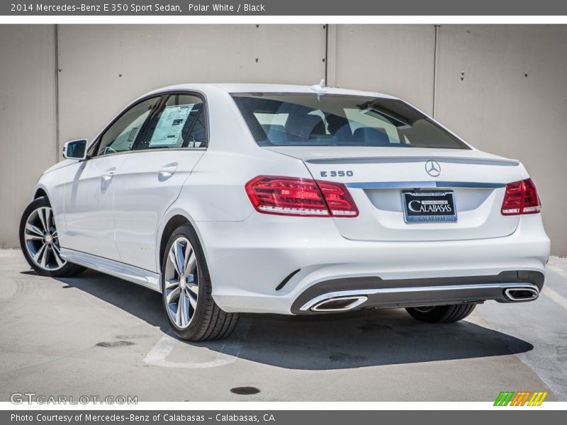 Polar White / Black 2014 Mercedes-Benz E 350 Sport Sedan