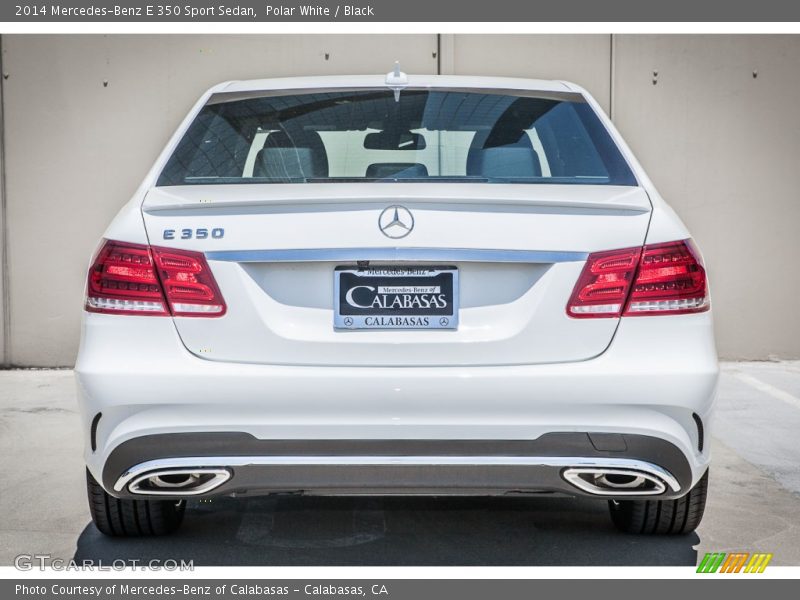 Polar White / Black 2014 Mercedes-Benz E 350 Sport Sedan