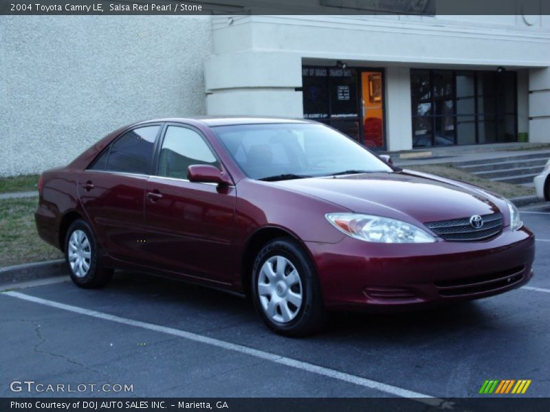 Salsa Red Pearl / Stone 2004 Toyota Camry LE