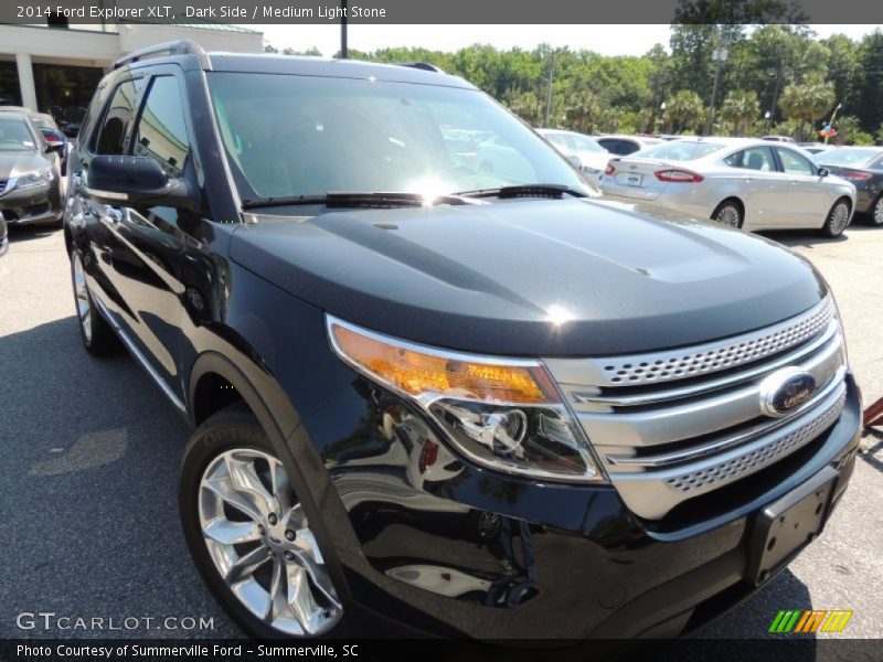 Dark Side / Medium Light Stone 2014 Ford Explorer XLT