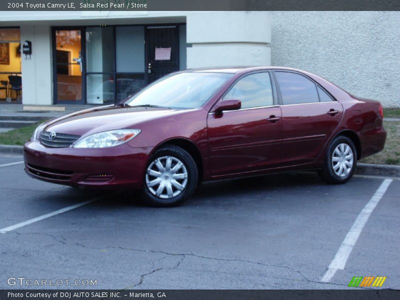 Salsa Red Pearl / Stone 2004 Toyota Camry LE