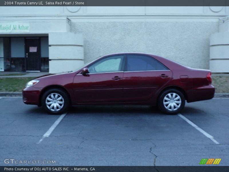 Salsa Red Pearl / Stone 2004 Toyota Camry LE