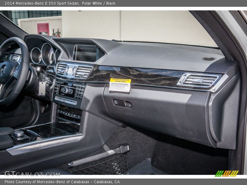 Polar White / Black 2014 Mercedes-Benz E 350 Sport Sedan