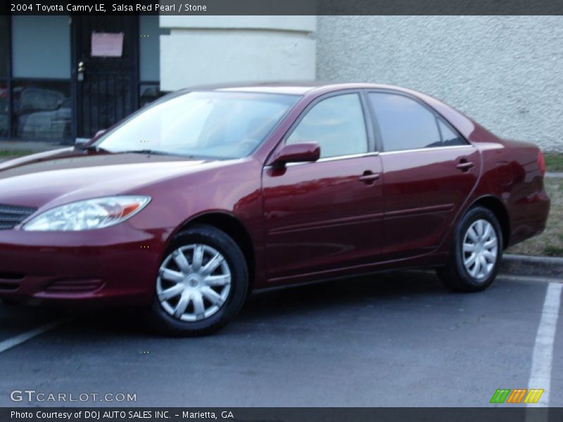 Salsa Red Pearl / Stone 2004 Toyota Camry LE