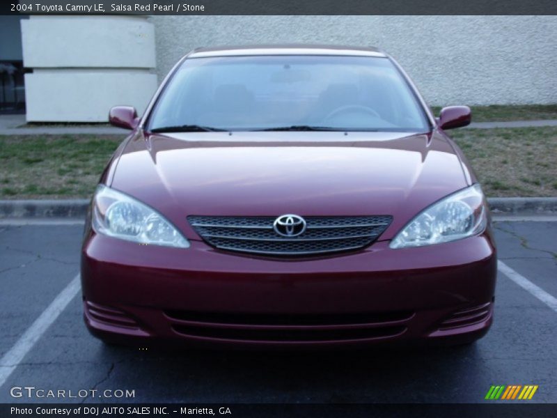 Salsa Red Pearl / Stone 2004 Toyota Camry LE