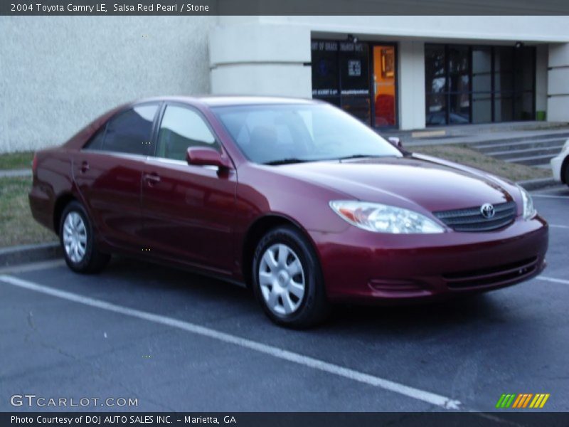 Salsa Red Pearl / Stone 2004 Toyota Camry LE