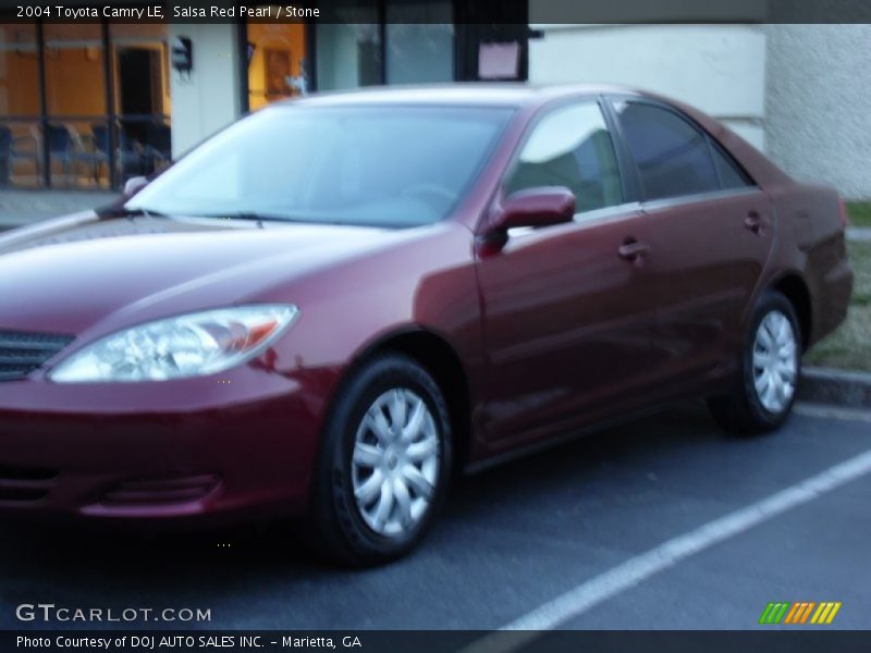Salsa Red Pearl / Stone 2004 Toyota Camry LE