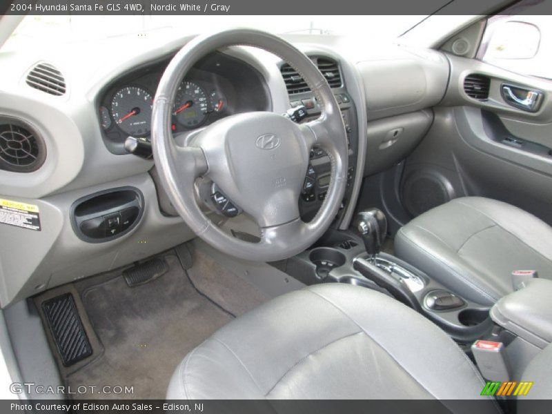  2004 Santa Fe GLS 4WD Gray Interior