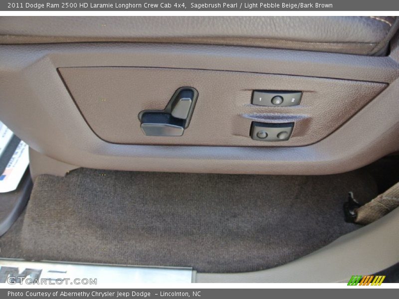 Sagebrush Pearl / Light Pebble Beige/Bark Brown 2011 Dodge Ram 2500 HD Laramie Longhorn Crew Cab 4x4