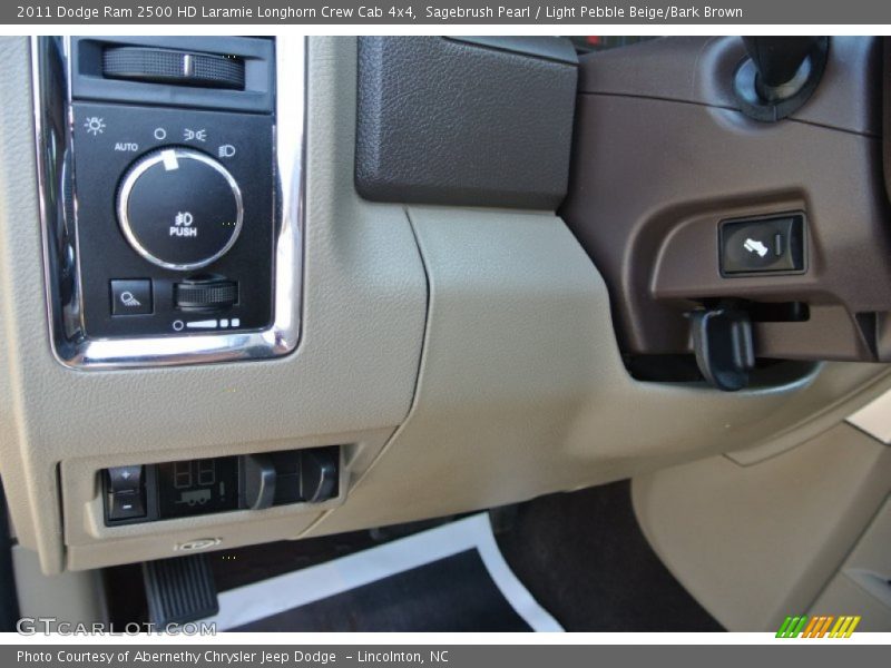 Sagebrush Pearl / Light Pebble Beige/Bark Brown 2011 Dodge Ram 2500 HD Laramie Longhorn Crew Cab 4x4