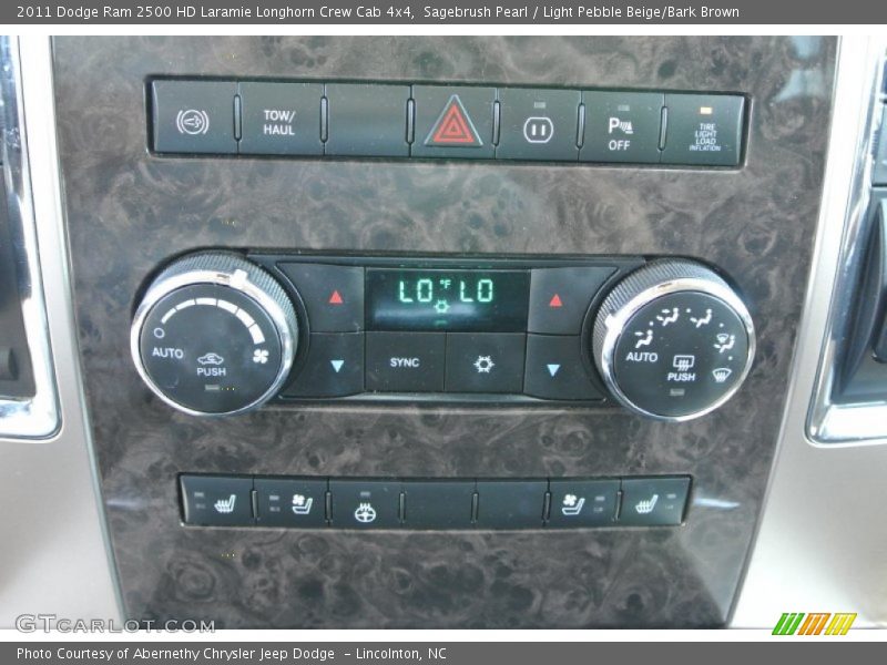Sagebrush Pearl / Light Pebble Beige/Bark Brown 2011 Dodge Ram 2500 HD Laramie Longhorn Crew Cab 4x4