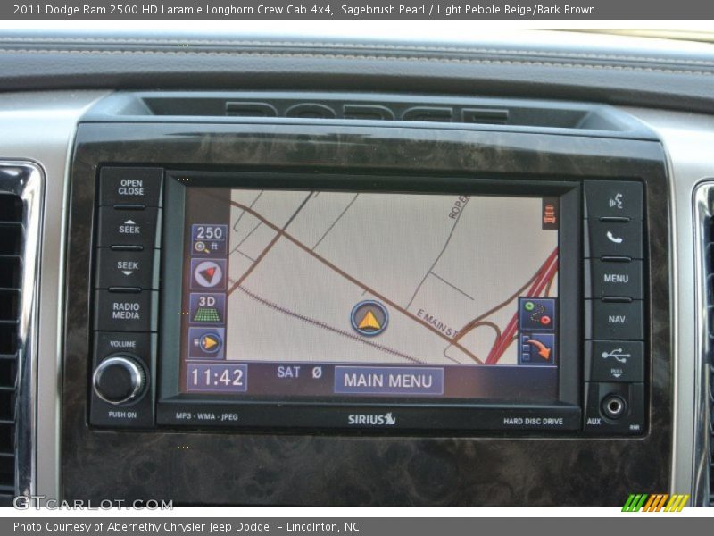 Sagebrush Pearl / Light Pebble Beige/Bark Brown 2011 Dodge Ram 2500 HD Laramie Longhorn Crew Cab 4x4