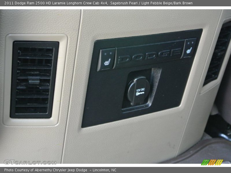 Sagebrush Pearl / Light Pebble Beige/Bark Brown 2011 Dodge Ram 2500 HD Laramie Longhorn Crew Cab 4x4