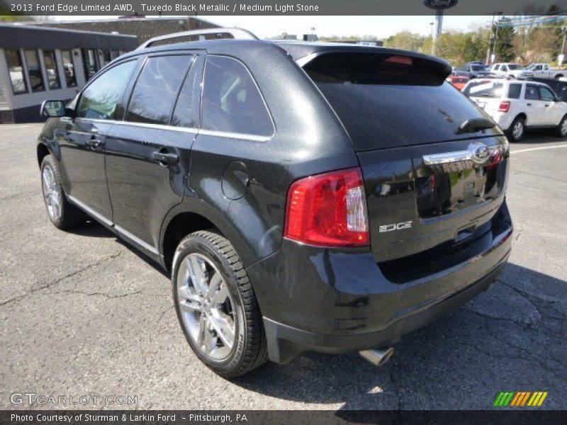 Tuxedo Black Metallic / Medium Light Stone 2013 Ford Edge Limited AWD