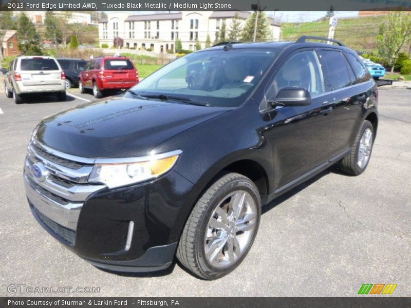 Tuxedo Black Metallic / Medium Light Stone 2013 Ford Edge Limited AWD