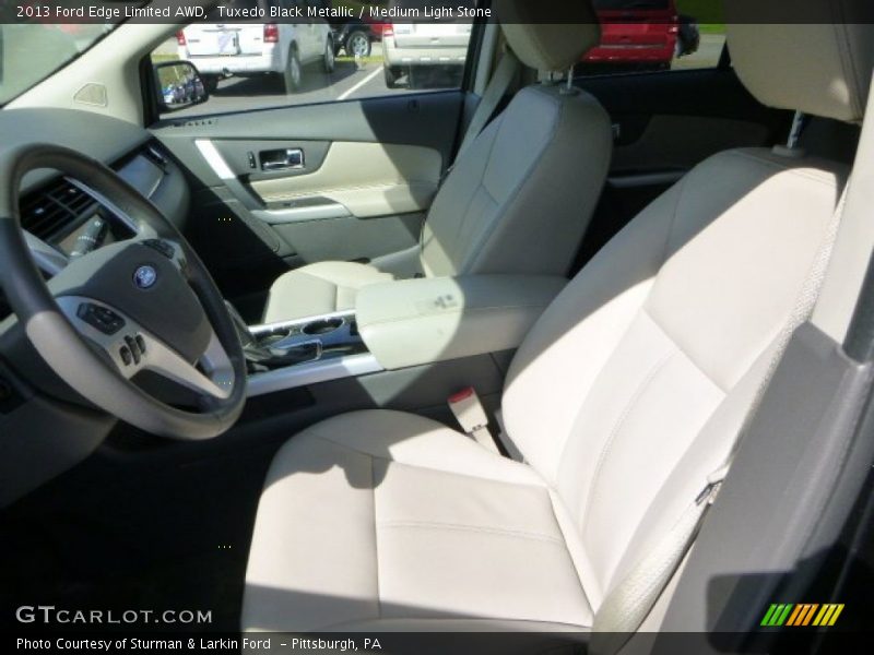 Tuxedo Black Metallic / Medium Light Stone 2013 Ford Edge Limited AWD