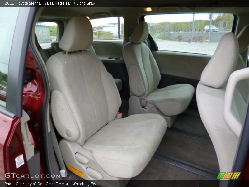 Salsa Red Pearl / Light Gray 2012 Toyota Sienna