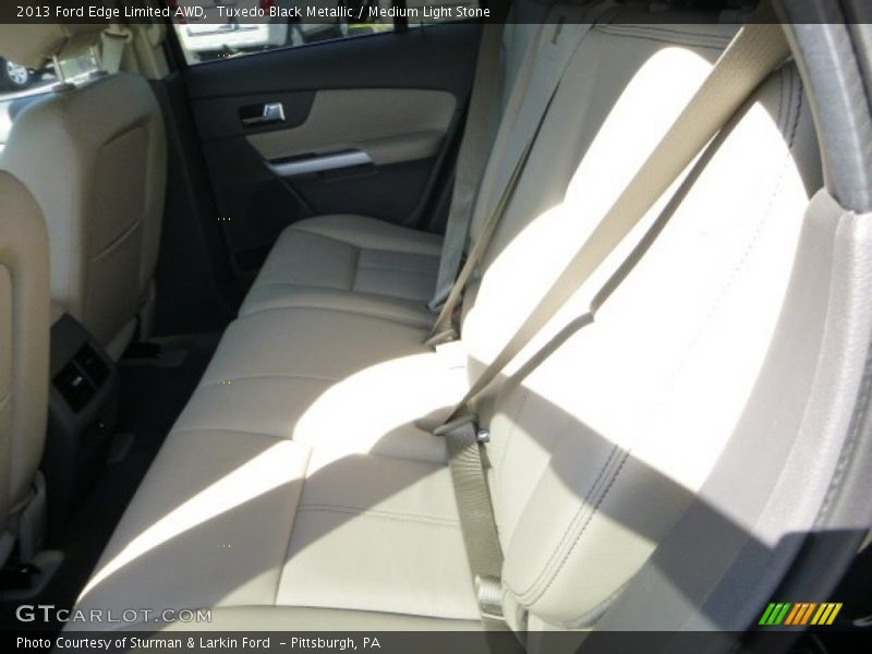 Tuxedo Black Metallic / Medium Light Stone 2013 Ford Edge Limited AWD