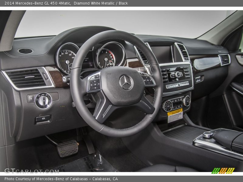 Diamond White Metallic / Black 2014 Mercedes-Benz GL 450 4Matic