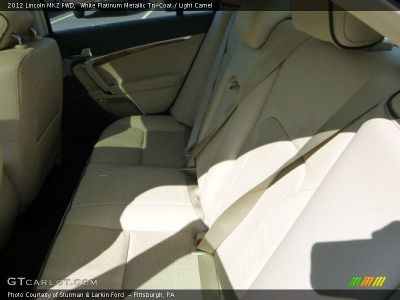 White Platinum Metallic Tri-Coat / Light Camel 2012 Lincoln MKZ FWD