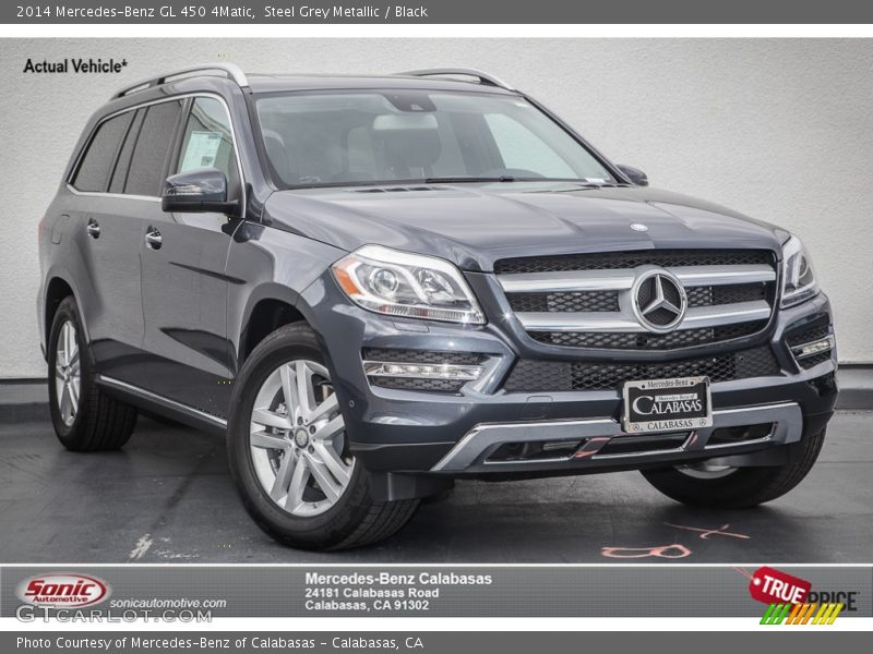 Steel Grey Metallic / Black 2014 Mercedes-Benz GL 450 4Matic
