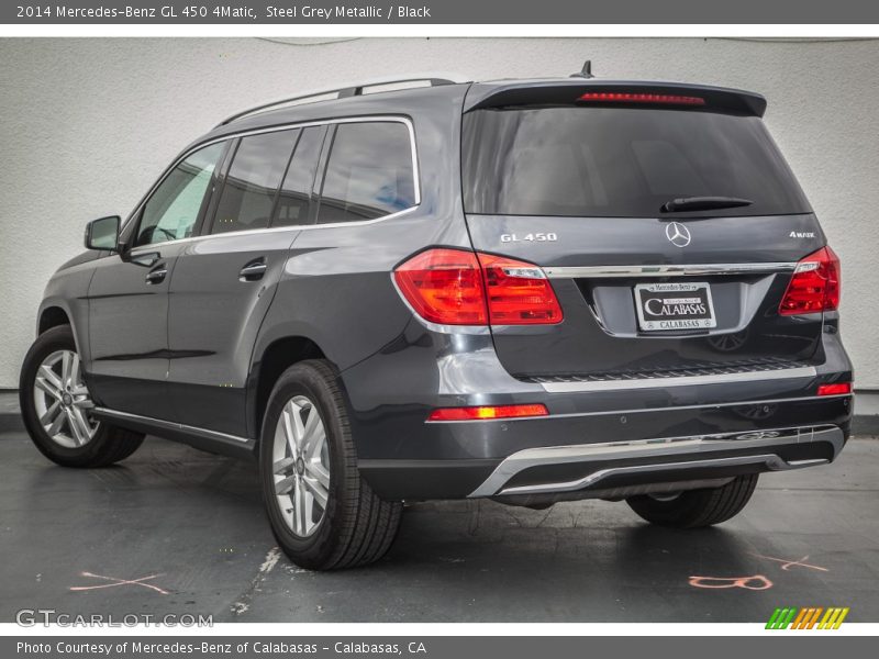 Steel Grey Metallic / Black 2014 Mercedes-Benz GL 450 4Matic