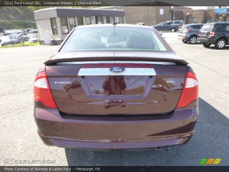 Cinnamon Metallic / Charcoal Black 2012 Ford Fusion SEL