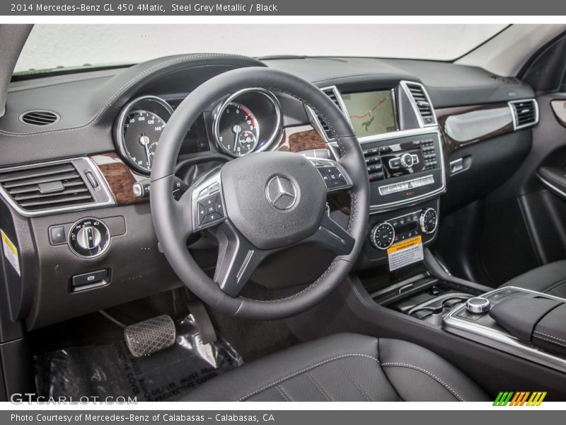 Steel Grey Metallic / Black 2014 Mercedes-Benz GL 450 4Matic