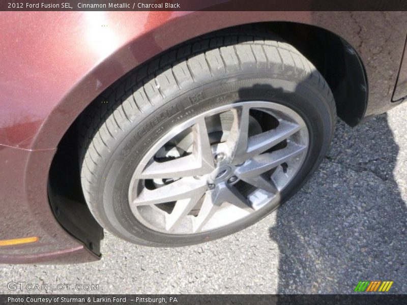 Cinnamon Metallic / Charcoal Black 2012 Ford Fusion SEL