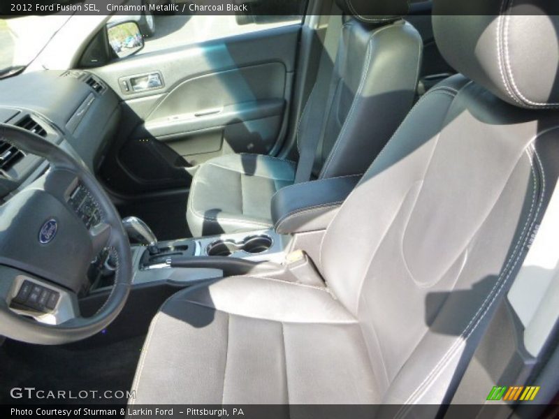 Cinnamon Metallic / Charcoal Black 2012 Ford Fusion SEL