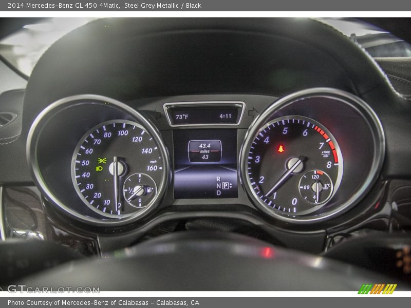 Steel Grey Metallic / Black 2014 Mercedes-Benz GL 450 4Matic