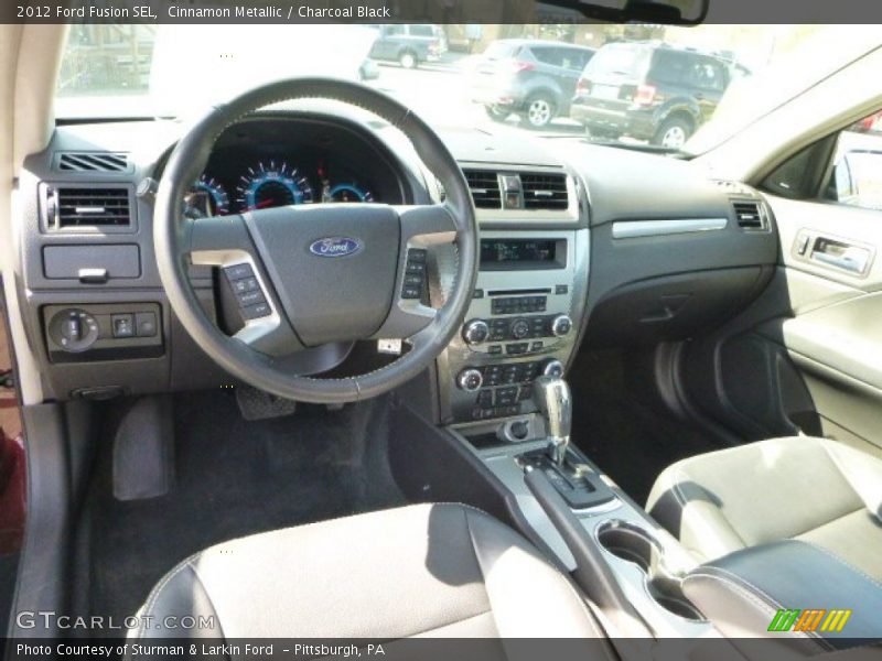 Cinnamon Metallic / Charcoal Black 2012 Ford Fusion SEL