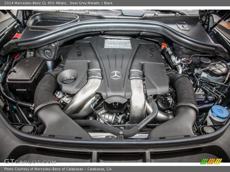 Steel Grey Metallic / Black 2014 Mercedes-Benz GL 450 4Matic