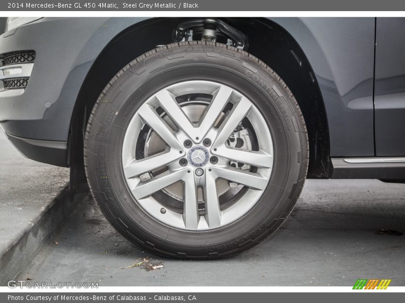 Steel Grey Metallic / Black 2014 Mercedes-Benz GL 450 4Matic
