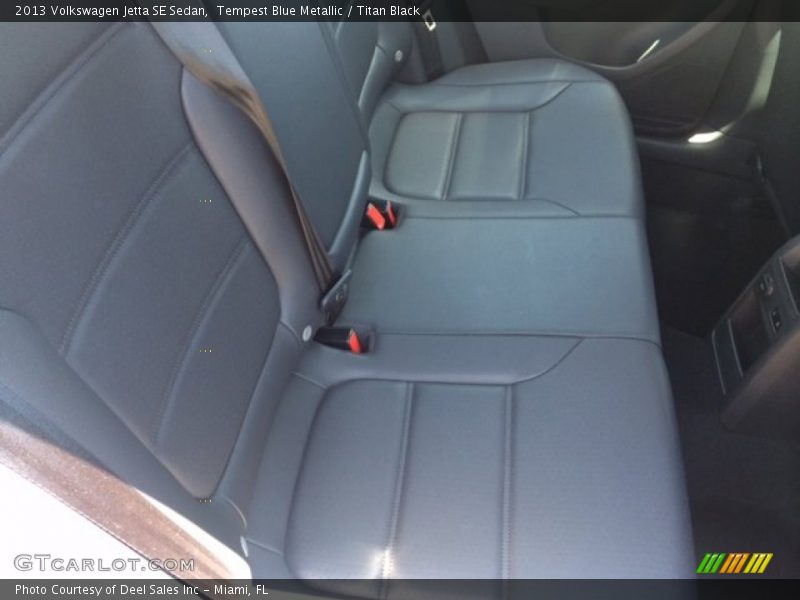 Tempest Blue Metallic / Titan Black 2013 Volkswagen Jetta SE Sedan