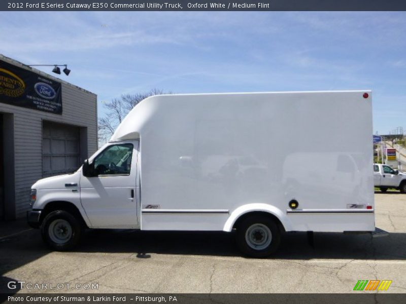 Oxford White / Medium Flint 2012 Ford E Series Cutaway E350 Commercial Utility Truck