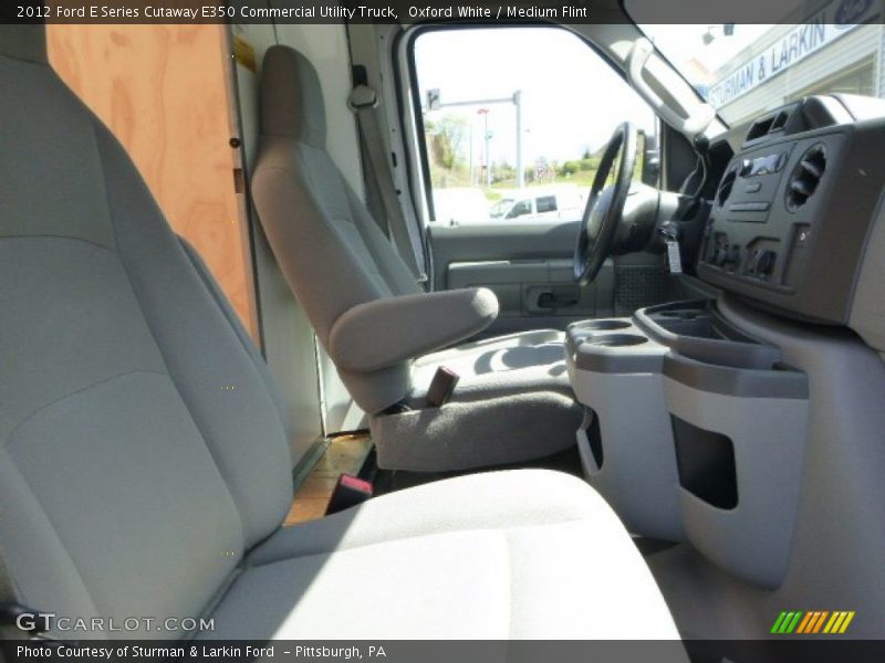 Oxford White / Medium Flint 2012 Ford E Series Cutaway E350 Commercial Utility Truck