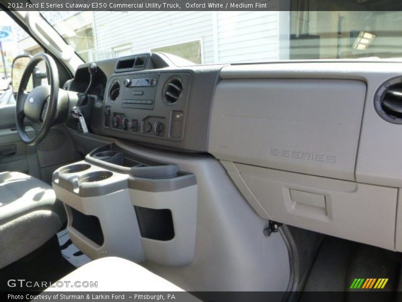 Oxford White / Medium Flint 2012 Ford E Series Cutaway E350 Commercial Utility Truck